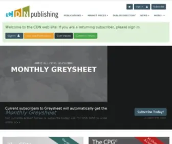 Greysheet.com Screenshot