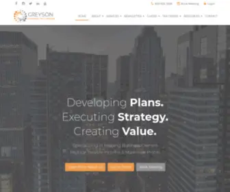Greysontax.com(Take a look at our Home page. Greyson Tax & Consulting) Screenshot