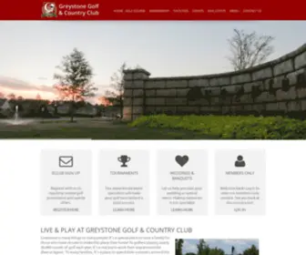 Greystonecountryclub.com(Greystone Golf & Country Club) Screenshot