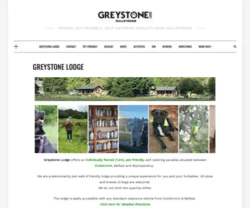 Greystonelodge.co.za(FENCED, PET-FRIENDLY, SELF-CATERING CHALETS NEAR DULLSTROOM) Screenshot