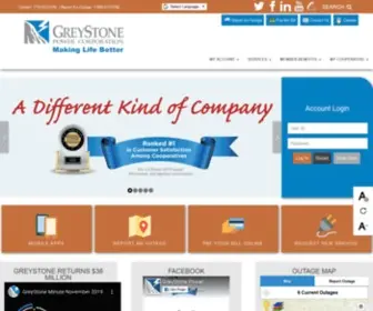 Greystonepower.com(GreyStone Power Corporation) Screenshot