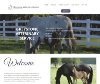 Greystonevet.com(Greystone Veterinary Services) Screenshot