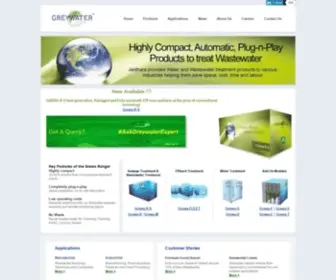 Greywatertech.com(Wastewater Treatment India) Screenshot