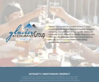 GRgfood.com(Glacier Restaurant Group) Screenshot