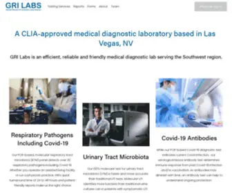 Gri-Labs.com(Medical Diagnostic Laboratory) Screenshot