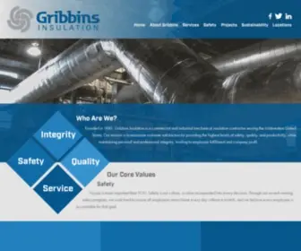 Gribbins.com(Gribbins Insulation) Screenshot