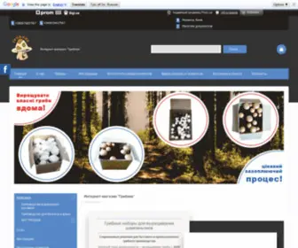 Gribnik.com.ua("Интернет) Screenshot