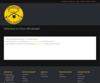 Gricewholesale.com(Grice Wholesale) Screenshot