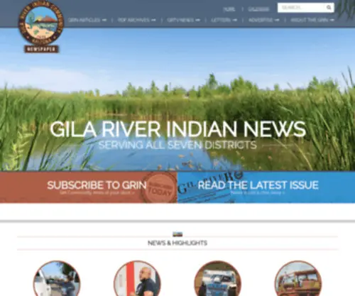 Gricnews.org(Gila River Indian Community) Screenshot