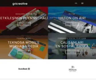 Gricreative.com(Kreatif ve Dijital Ajans) Screenshot
