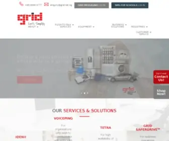 Grid.net.sg(Walkie Talkie Service Provider & Supplier Singapore) Screenshot