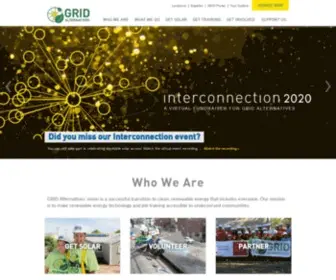 Gridalternatives.org(GRID Alternatives) Screenshot