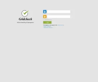 Gridcheck.com(Online Scheduling and Management) Screenshot