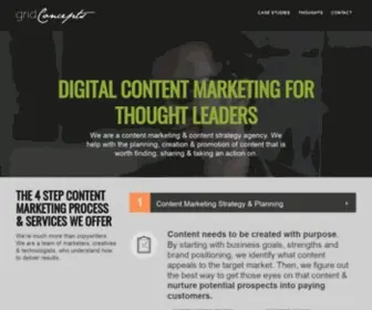 Gridconcepts.com.au(Content Marketing Agency in Melbourne) Screenshot