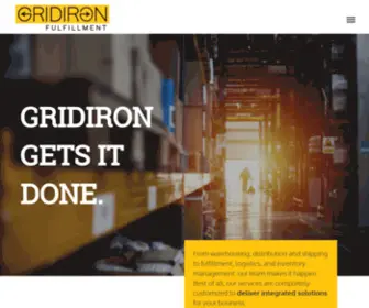 Gridironfulfillment.com(Gridiron Fulfillment) Screenshot