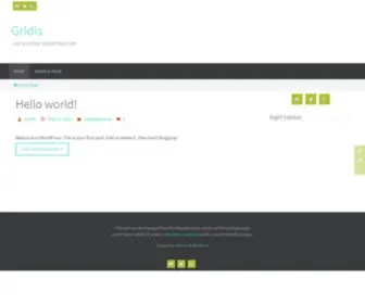 Gridis.de(Just another WordPress site) Screenshot