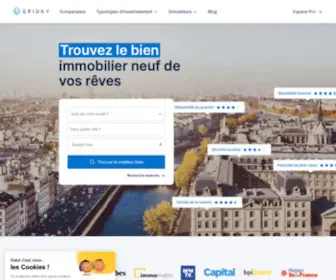 Gridky.com(Comparateur immobilier neuf) Screenshot