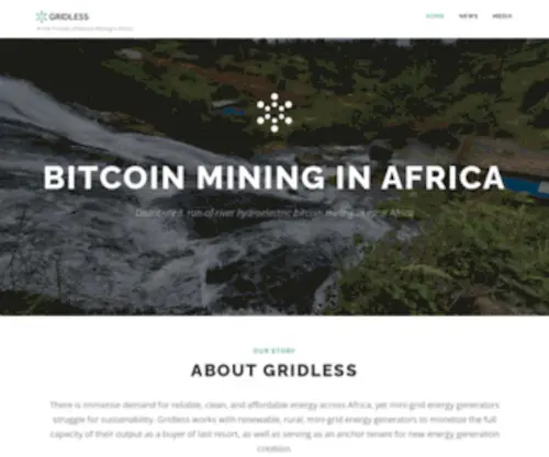 Gridlesscompute.com(At the Frontier of Bitcoin Mining in Africa) Screenshot