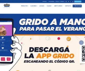 Gridohelado.com(Grido Helado Argentina) Screenshot