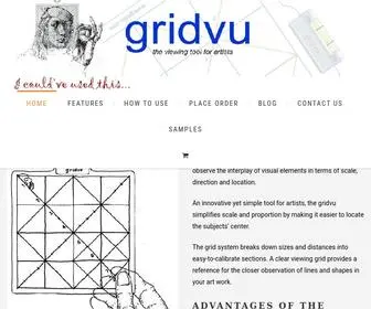 Gridvu.com(Drawing tool for artists) Screenshot