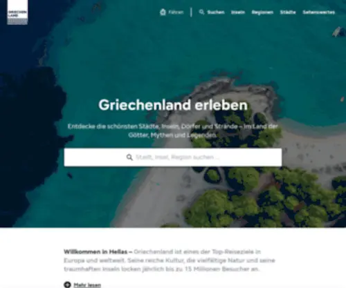 Griechenland-Infos.de(Griechenland UrlaubEntdecke die schönsten Reiseziele) Screenshot