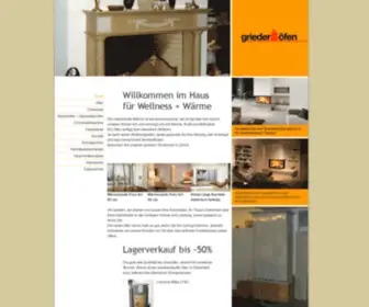Grieder.ch(Ofenhaus) Screenshot
