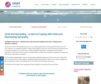 Griefandsympathy.com(Grief and Sympathy) Screenshot