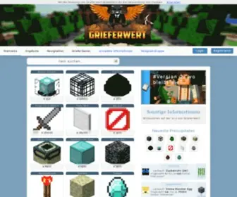 Grieferwert.net(Startseite) Screenshot