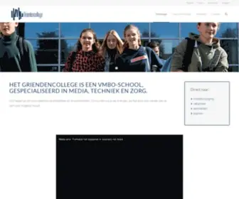 Griendencollege.nl(Homepage) Screenshot