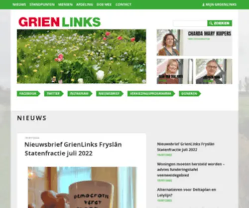 Grienlinks.nl(GrienLinks Fryslân) Screenshot