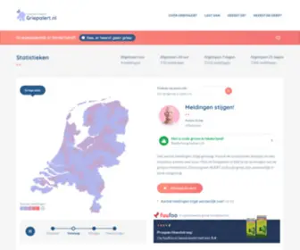 Griepalert.nl(Volg de griep in Nederland op) Screenshot