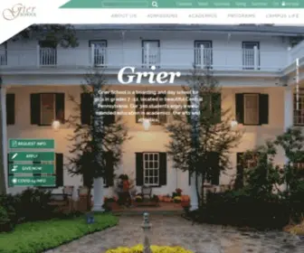 Grier.org(Grier School) Screenshot