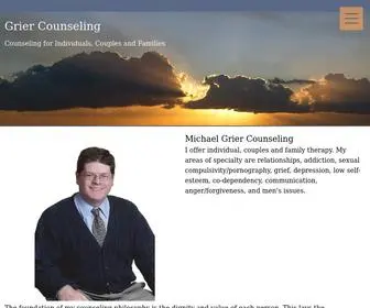 Griercounseling.com(Home) Screenshot