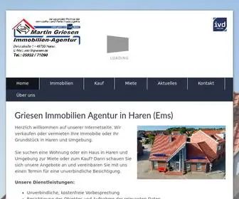 Griesen.de(Griesen Immobilien) Screenshot