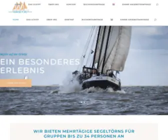 Grietje-Sailing.com(Zusammen segeln auf der Grietje) Screenshot