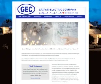 GriffinelectricGa.com(Savannah Electricians) Screenshot