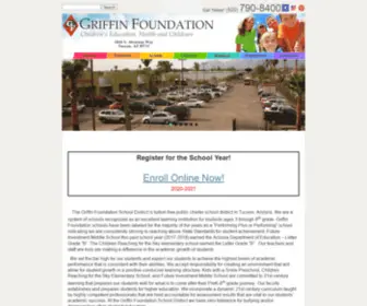 Griffinfoundation.org(The Griffin Foundation Tucson school district) Screenshot