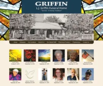 Griffinfuneralhome.com(L.J. Griffin Funeral Home) Screenshot