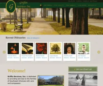 Griffinfuneralservice.net(Griffin Funeral Service) Screenshot