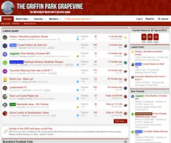 Griffinpark.org(The Front Page) Screenshot