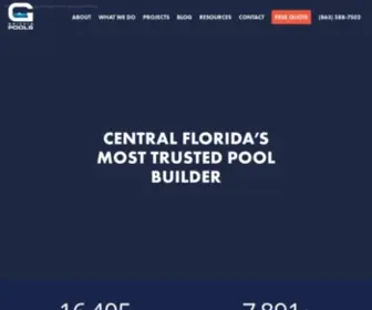 Griffinpools.com(Griffin Pools) Screenshot