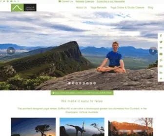 Griffinshill.com.au(Yoga Retreat) Screenshot