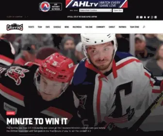 Griffinshockey.com(Grand Rapids Griffins) Screenshot