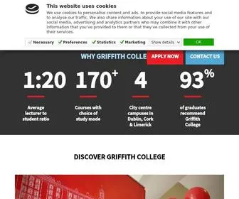 Griffith.ie(Griffith College) Screenshot