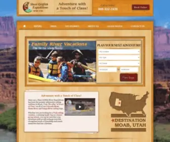 Griffithexp.com(Colorado River Rafting) Screenshot