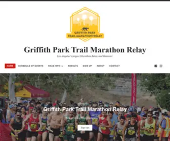 Griffithparkmarathonrelay.com(We're Back) Screenshot