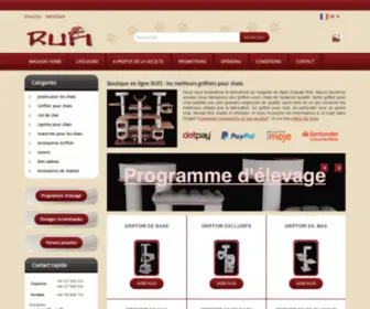 Griffoir-Rufi.fr(Griffoir pour chats productions) Screenshot