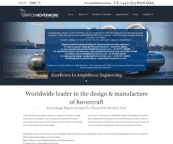 Griffonhoverwork.com(Hovercraft & Marine Engineering) Screenshot