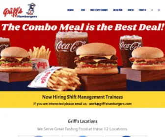 Griffshamburgers.com(We Serve Great Tasting Food) Screenshot