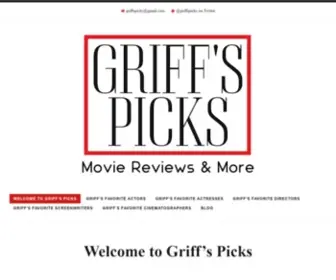 Griffspicks.blog(Movie Reviews & More) Screenshot